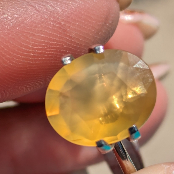 3.36 Carat Mexican Fire Opal, Loose Gemstone - Picture 4 of 5